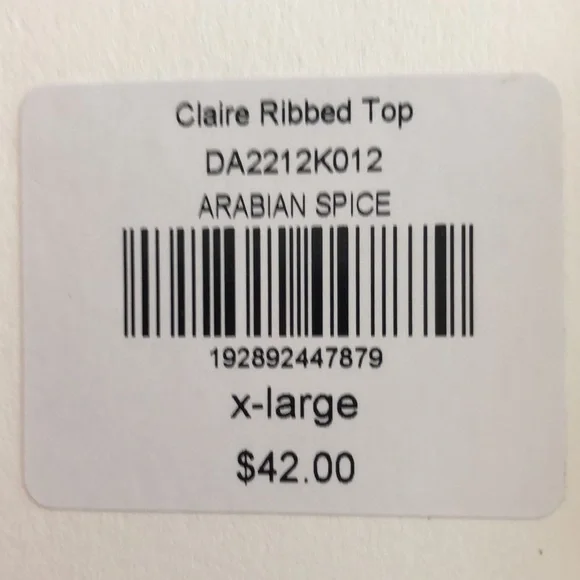 NWT Downeast Claire Ribbed Top - Picture 13 of 13